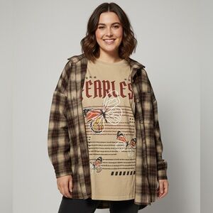 Fearless Tshirt & Flannel